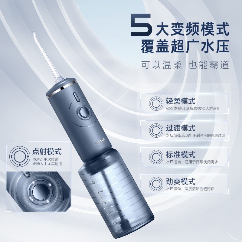 Soushi W3 Pro 전문 치아 린서, 물 치실, 휴대용 치아 청소 유물, 가정용 구강 청소 및 치열 교정 특수