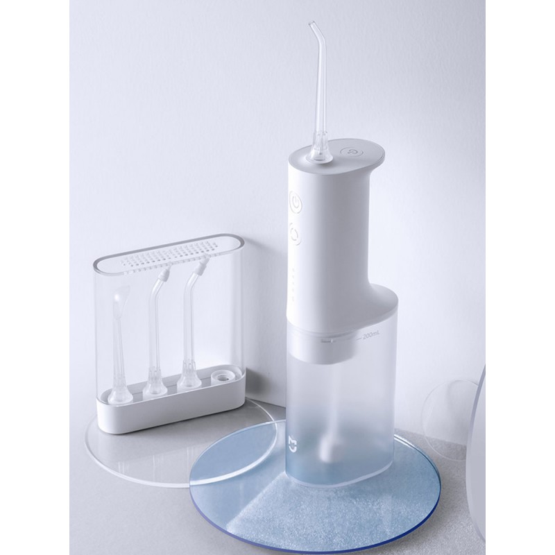 Xiaomi 전동 치아 린서 Mijia water flosser 휴대용 치아 클리너 치열 교정 특수 치아 구강 청소 유물