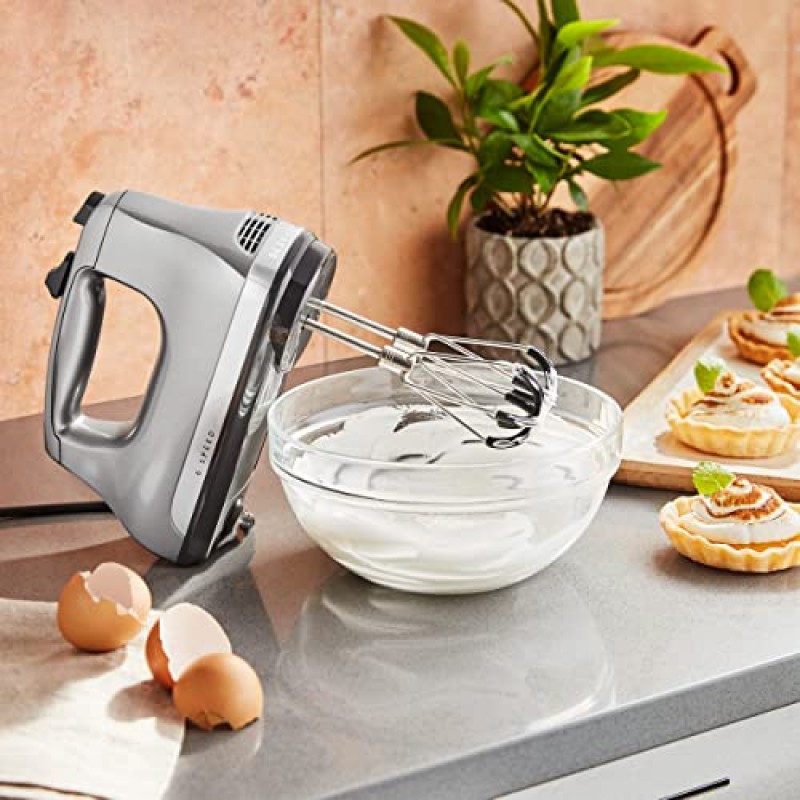 KitchenAid KHMFEB2 핸드 믹서용 플렉스 엣지 비터 액세서리, 단일 사이즈, 스테인리스 스틸