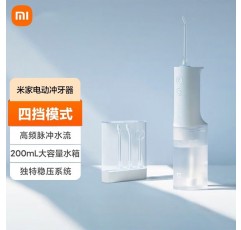 Xiaomi (MI) Mijia 수직 전동 치아 린서 및 치아 클리너, 고주파 펄스 수류, 4 단 모드