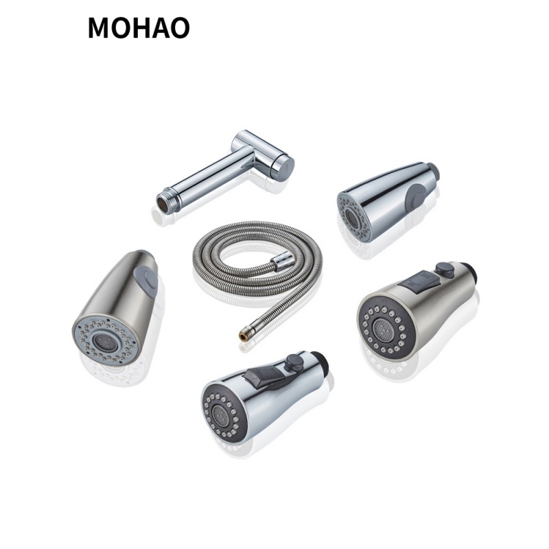 풀 아웃 분지 수도꼭지 액세서리 노즐 소형 샤워 노즐 핸드 헬드 2 기능 워터 노즐 주방 싱크대