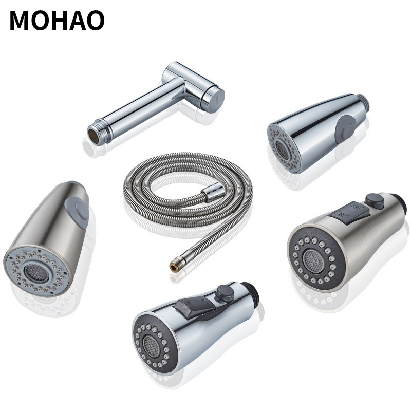 풀 아웃 분지 수도꼭지 액세서리 노즐 소형 샤워 노즐 핸드 헬드 2 기능 워터 노즐 주방 싱크대