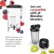 Blendtec Professional 800 - 스무디 및 냉동 음료용 WildSide+ 용기(90온스)가 포함된 블렌더 - 가장 조용한 전문가급 출력 - 11단 터치 슬라이더 - 간편한 세척 - 블랙