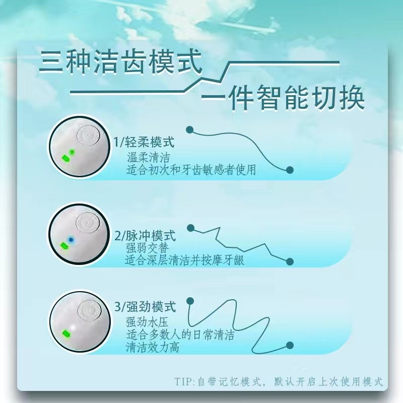 Xiaomi Youpin Inpri 미니 전기 치과 플러시 휴대용 물 flosser 치열 교정 노즐 치주 가방 노즐