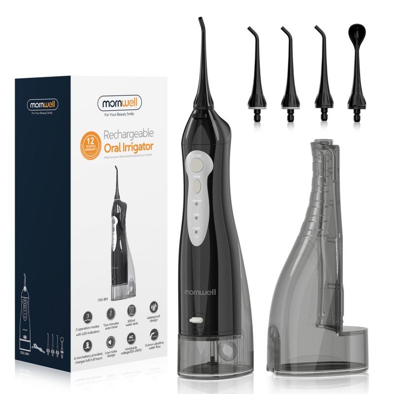 Bohao 영어 치과 flosser 성인 가정용 스마트 미니 물 flosser 정품 풀 박스 부티크 특별 배송