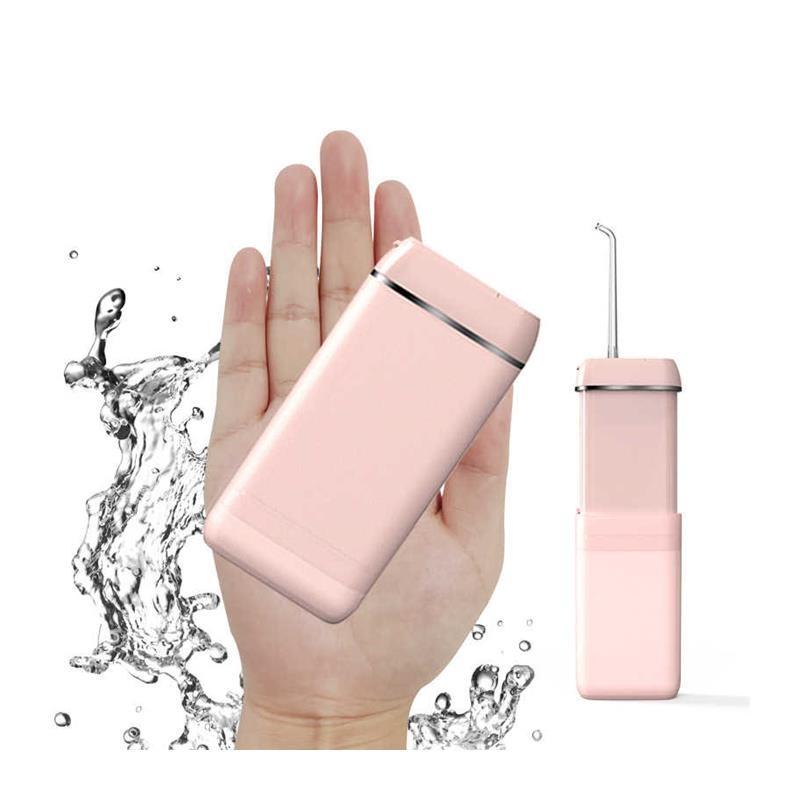 Yunerfeel Inpri 전기 물 Flosser 핑크 휴대용 교정 치과 휴대용 펄스 치과 Flosser