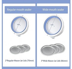 Mason-6 in 1 식품 실러 용기 실러 용 전기 용기 진공 실러 휴대용 진공 실러 넓고 일반 입용 공기 펌프 키트 메이슨 용기 진공 실러 기계와 호환 가능