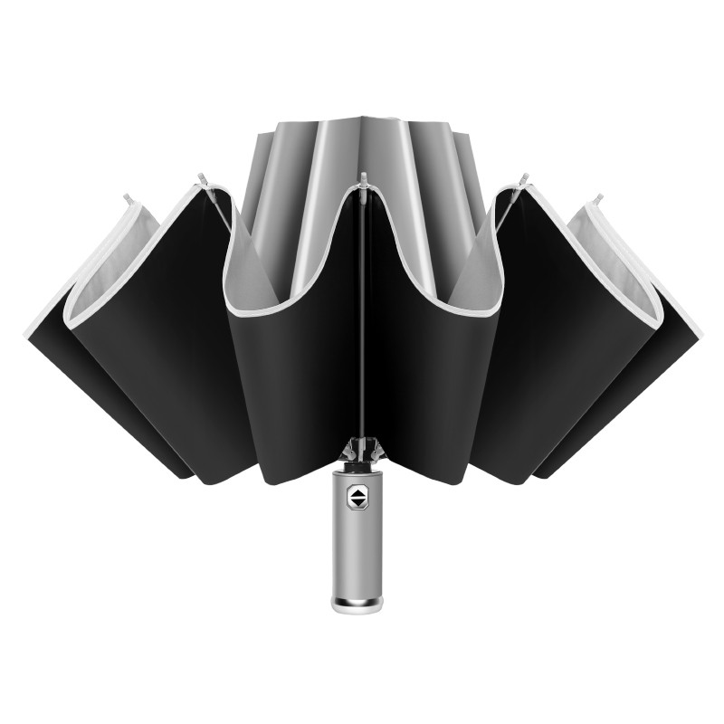 남성용 및 여성용 전자동 우산, 대형 접이식 차량용 역방향 우산, 맑은 날씨 또는 비 오는 날씨, 자외선 차단 UV 차양