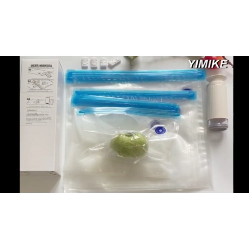 Sous Vide 가방, 15pcs 대형 11.8x13.4in/30x34cm 재사용 가능한 진공 실러 가방, BPA 무료 지퍼 백, 씰링 클립 4개, 식품 및 3D 프린터 필라멘트 보관용