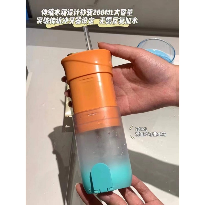 휴대용 치과 린서, 가정용 치간 물 치실, 교정기 클리너, 구강 청소 치아 청소 도구