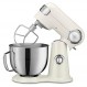 Cuisinart SM-50CRM Precision Master 5.5쿼트 12단 스탠드 믹서, 믹싱볼, 셰프용 거품기, 플랫 믹싱 패들, 반죽 후크, 스플래시 가드(푸어 스파우트, 코코넛 크림 포함)