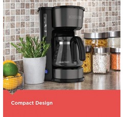 BLACK+DECKER™ 4-in-1 5컵* 커피 스테이션 커피메이커, 블랙 스테인리스 스틸