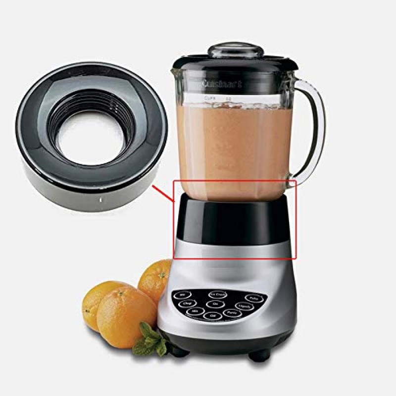 Cuisinart SMARTPOWER BLENDER SPB-7 및 PowerBlend 600 SPB-10/SPB-10CH/SPB-10BC/SMARTPOWER DUET BLENDER/FOOD 프로세서 BFP-703CH/BFP-10/BFP-10CH용 교체 부품 SPB-7CH-LR 블렌더 칼라