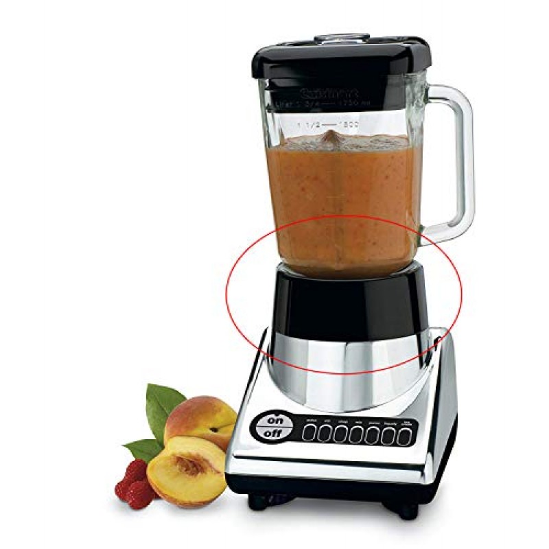 Cuisinart SMARTPOWER BLENDER SPB-7 및 PowerBlend 600 SPB-10/SPB-10CH/SPB-10BC/SMARTPOWER DUET BLENDER/FOOD 프로세서 BFP-703CH/BFP-10/BFP-10CH용 교체 부품 SPB-7CH-LR 블렌더 칼라