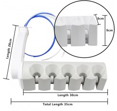 치과 의자 5 링크 랙 치과 종합 치과 의자 휴대 전화 랙 상자 5 링크 선반 밸브 치과 악기 액세서리