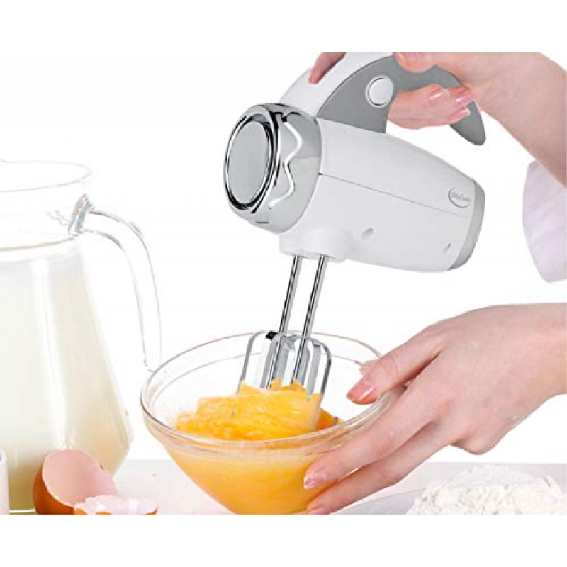 Betty Crocker 7단 파워 업 핸드 믹서, 화이트, BC-2205C