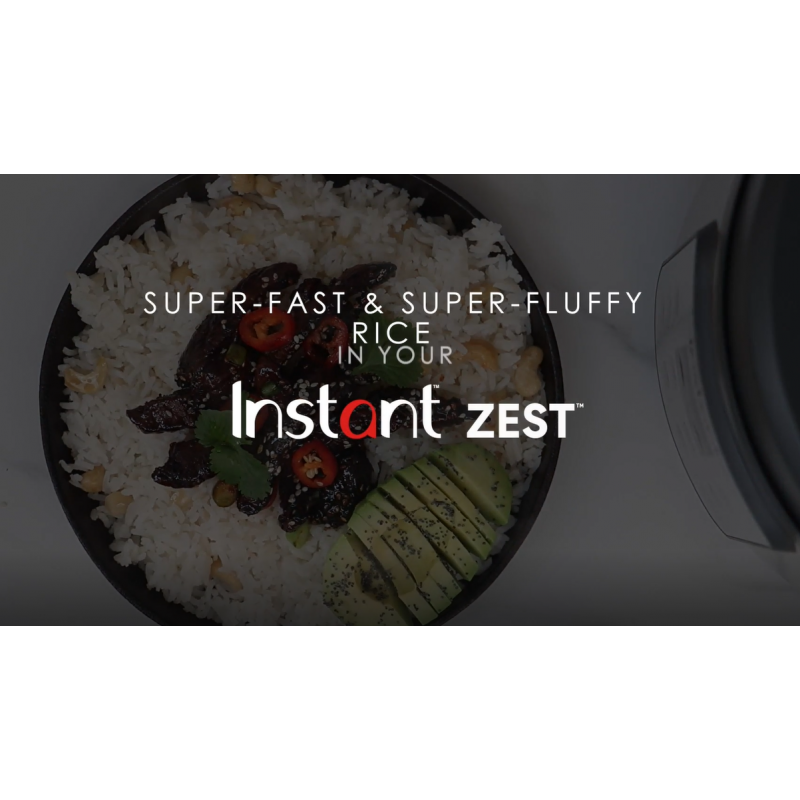 Instant Pot Zest 8컵 원터치 밥솥, 즉석 냄비, 찜기, 쌀, 곡물, 퀴노아 및 오트밀 요리 제조업체의 제품, 조리된 8컵/익혀지지 않은 4컵, 압력 조리 기능 없음