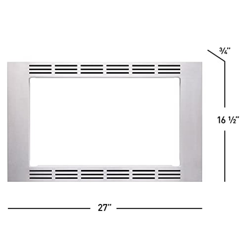 Panasonic 27인치 전자레인지 트림 키트(Panasonic 1.1cu ft 전자레인지용) – NN-TK623G(스테인리스 스틸)