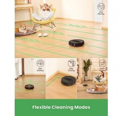 Vactidy Nimble T7 로봇 진공 및 걸레 콤보, WiFi/앱/Alexa/Siri 제어, 일정 기능이 있는 로봇 진공 청소기, 2 in 1 물탱크 및 쓰레기통, 자체 충전, 슬림, 단단한 바닥, 애완동물 털, 카펫에 적합