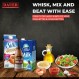 Dairy Maestro - 바리스타 수준의 음료를 위한 프리미엄 우유 거품기 및 거품기입니다. 카푸치노, 라떼, 말차, 핫 초콜릿, 스무디, 밀크셰이크, 샐러드 드레싱 및 오믈렛(블랙)에 적합