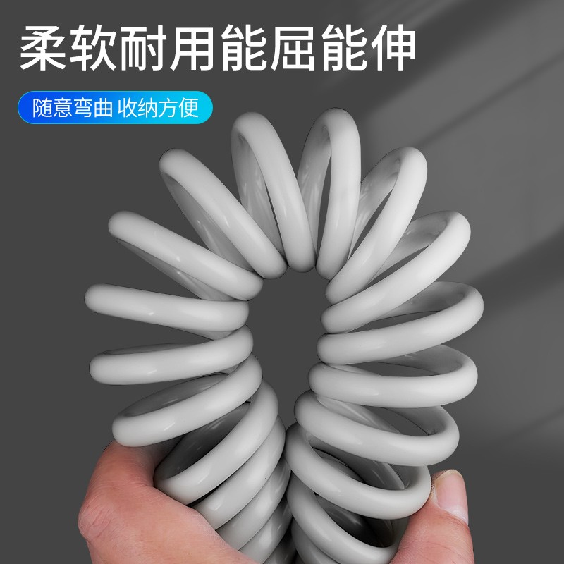 화장실 동반자 스프레이 건 스프링 텔레스코픽 수도관 샤워 호스 전화선 방폭형 플러시 노즐 비데 샤워