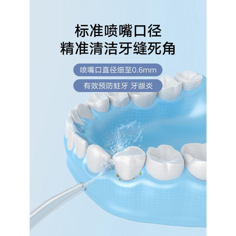 Xiaomi 치아 린서 휴대용 Mijia 치아 청소기 전기 가정용 물 flosser 치아 칫솔질 및 청소 유물