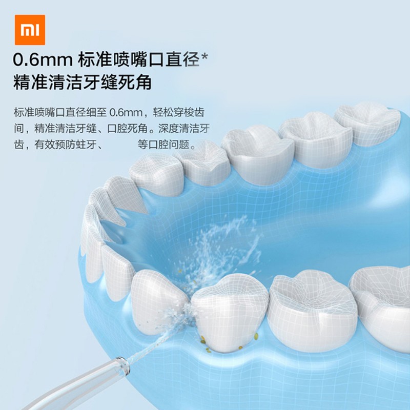Xiaomi Mijia 전기 치아 클리너 휴대용 치아 세정기 치아 미적분학 물 Flosser 홈 구강 청소