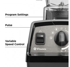 Vitamix Propel 시리즈 510 블렌더, 전문가 등급, 48온스 로우 프로파일 컨테이너, 블랙