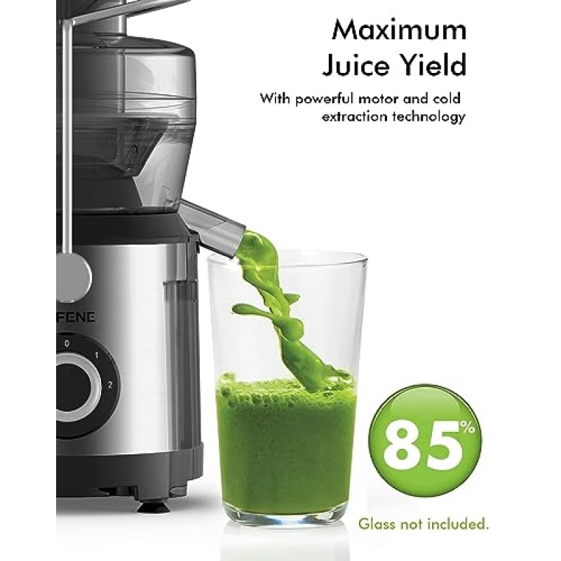 Juicer Machine, SiFENE 1300W(Peak) Moto Larger 3.2