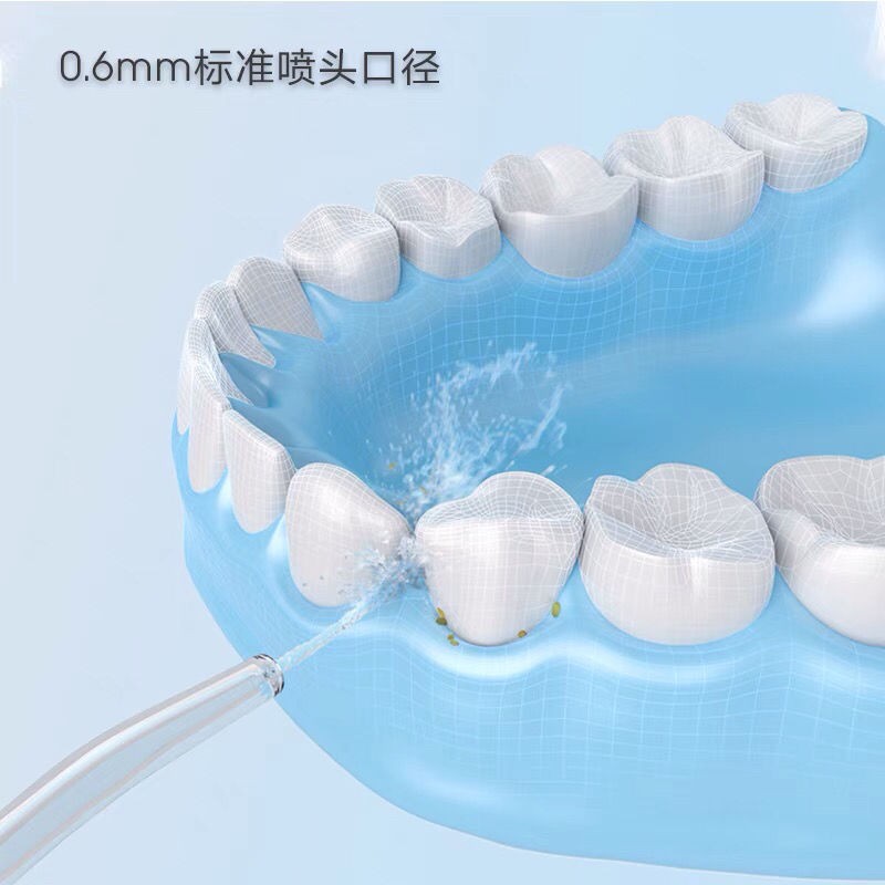 Xiaomi 치과 flosser 노즐 원래 Mijia 전기 물 flosser 노즐 표준 치열 교정 치주 가방 교체 헤드 액세서리