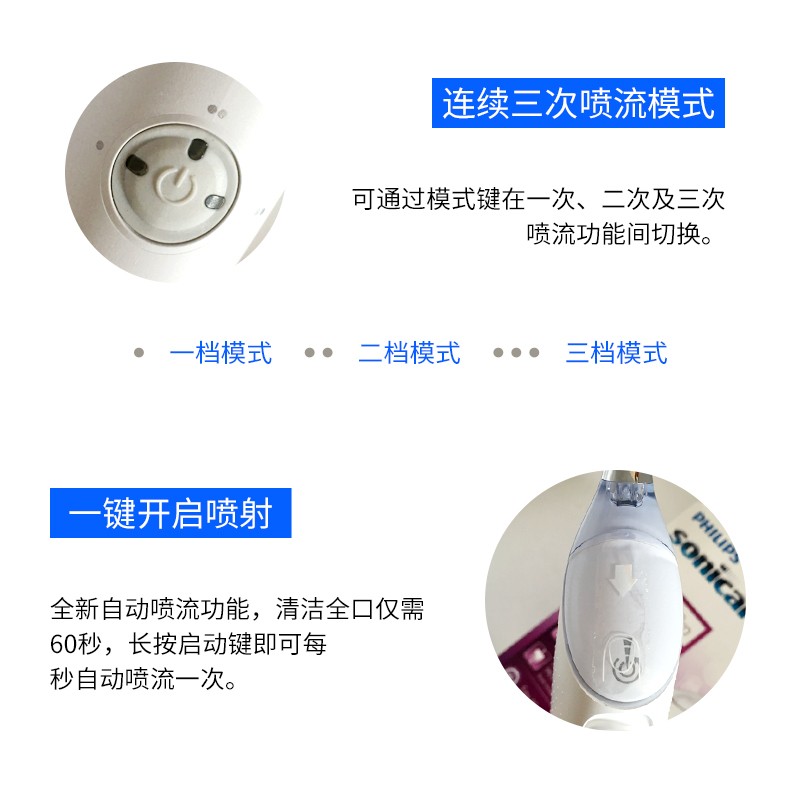 필립스 치과용 린서 휴대용 치아 클리너 치열 교정 HX8431/HX8331/8401 워터 치아 교정기