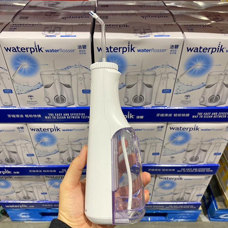 코스트코, Waterpik American Clean Water 치과용 치실기 휴대용 핸드헬드 + 데스크탑 치과용 세정기 및 치아 세정기 구매