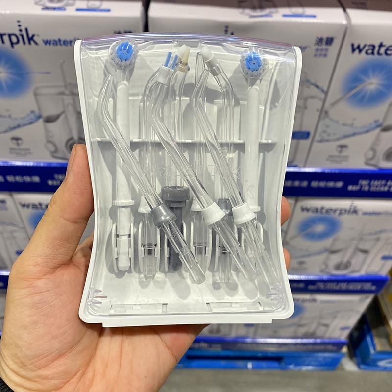 코스트코, Waterpik American Clean Water 치과용 치실기 휴대용 핸드헬드 + 데스크탑 치과용 세정기 및 치아 세정기 구매