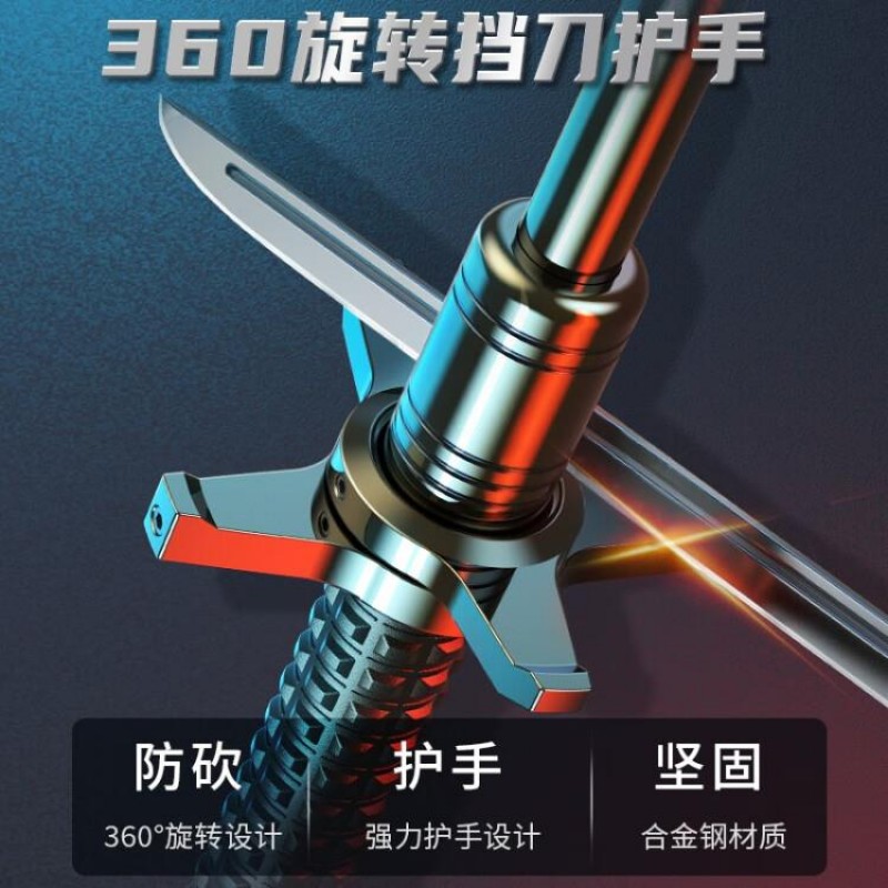 스틱 던지는 법적인 자기 방어 무기 유물 차량 탑재 3 섹션 스틱 텔레스코픽 비상 개폐식 던지는 스틱 용품 다기능 던지는 스틱