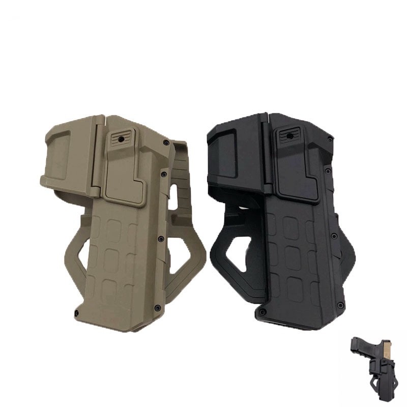 전술 조명이 포함된 GLOCK 범용 허리 홀스터 퀵 드로우 홀스터 G19 글록 G17 P1 퀵 드로우 플러스 손전등 P3