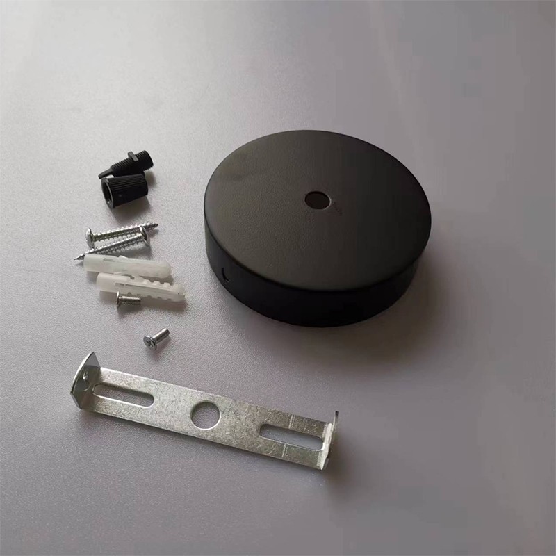 DIY 램프 조명 액세서리 긴 직사각형 원형 천장 플레이트 기본 샹들리에 섀시 흡입 컵 램프 홀더
