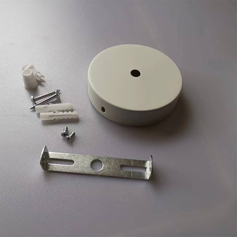 DIY 램프 조명 액세서리 긴 직사각형 원형 천장 플레이트 기본 샹들리에 섀시 흡입 컵 램프 홀더