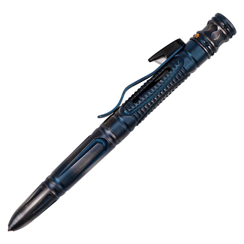 티타늄 합금 장비 유물 마그네슘 막대 부싯돌 및 강철 방어 펜 다기능 전쟁 펜 야외 생존 EDC 도구 펜