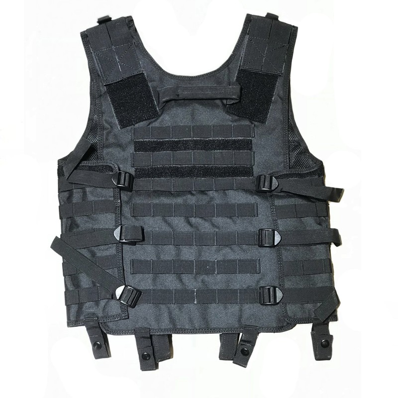 Deyiying MOLLE 전술 조끼 야외 다기능 보호 조끼 통기성 메쉬 조끼 액세서리 가방