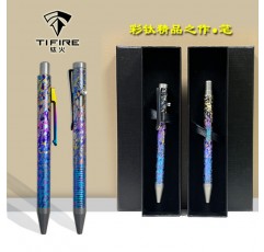 TiFire 티타늄 합금 펜 전술 펜-대학 입학 시험을 위한 학생, 어린이, 친구 및 동료를 위한 절묘한 선물