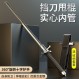 핸드 가드 3 섹션 스틱 창 차단기 접이식 등산대 야외 캠핑 칼 차단기 방지 도마 텔레스코픽 스윙 스틱 호신술 법적