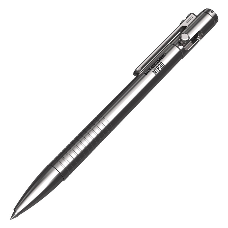 NITECORE NTP30 티타늄 합금 볼트 방어 비상 쓰기 여성 자기 방어 전술 펜