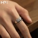 천사 악마 스털링 실버 검지 반지 남성용 디자이너 다크 스타일 인터넷 연예인 스타일 유행 펑크 힙합