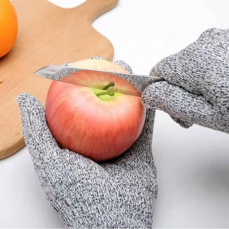 베임 방지 장갑, 5급 베임 방지, 내마모, 찌르기 방지 강철 와이어, 주방 야채 자르기, 게 잡기, 물고기 죽이기, 칼날 방지 베기, 노동 보호