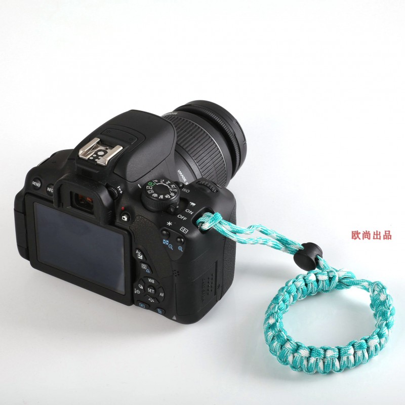 Canon/Fuji/Pentax/Sony 미러리스 카메라 손목 스트랩에 적합한 손으로 짠 캔버스 스트랩