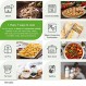 Panasonic HomeChef 7-in-1 소형 오븐, 대류 베이킹, 에어프라이어, 스팀, 슬로우 쿡, 발효, 1200와트, 7cuft, Easy Clean 내부 포함 - NU-SC180B(블랙)