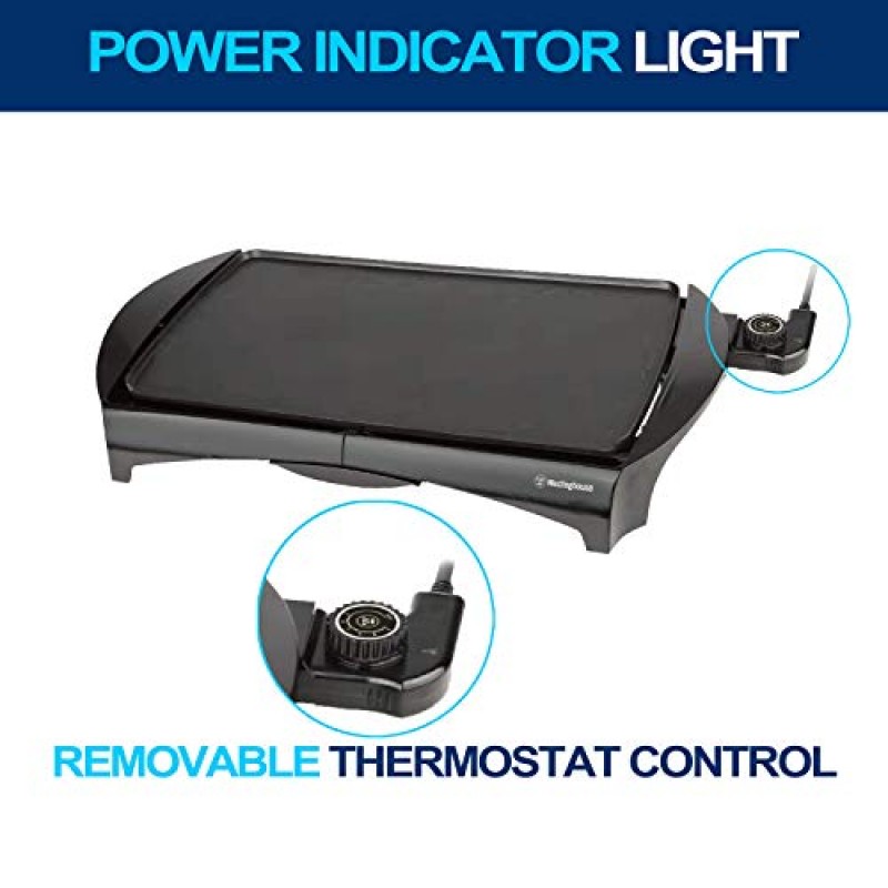 Westinghouse 220볼트 철판 제품군 크기 그릴 220볼트 WKGL2456 220v 240볼트(미국에서는 사용하지 않음)