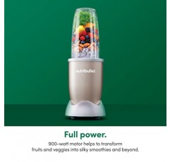 nutribullet Pro 900W 개인용 블렌더 - 13피스 고속 블렌더/믹서 시스템, 샴페인