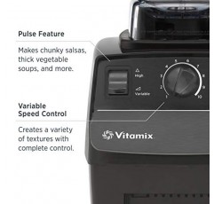 Vitamix 5200 블렌더, 전문가 등급, 용기, 블랙, 자가 세척 64온스