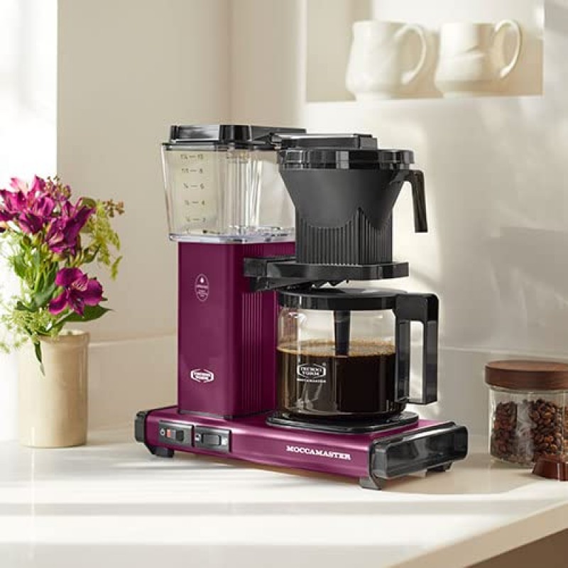 Technivorm Moccamaster 53922 KBGV 10컵 커피 메이커 비트 뿌리, 40온스, 10컵, 1.25L